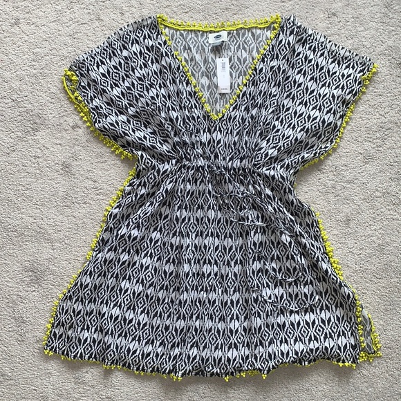 OLD NAVY Geometric Swim Cover-Up - Picture 1 of 4